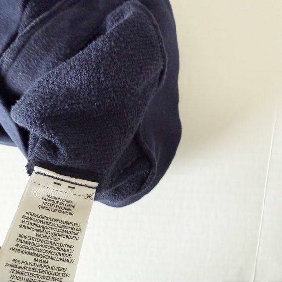 Ralph Lauren Bear Navy Hooded Zip Up Sweatshirt 18m - Picture 5 of 6